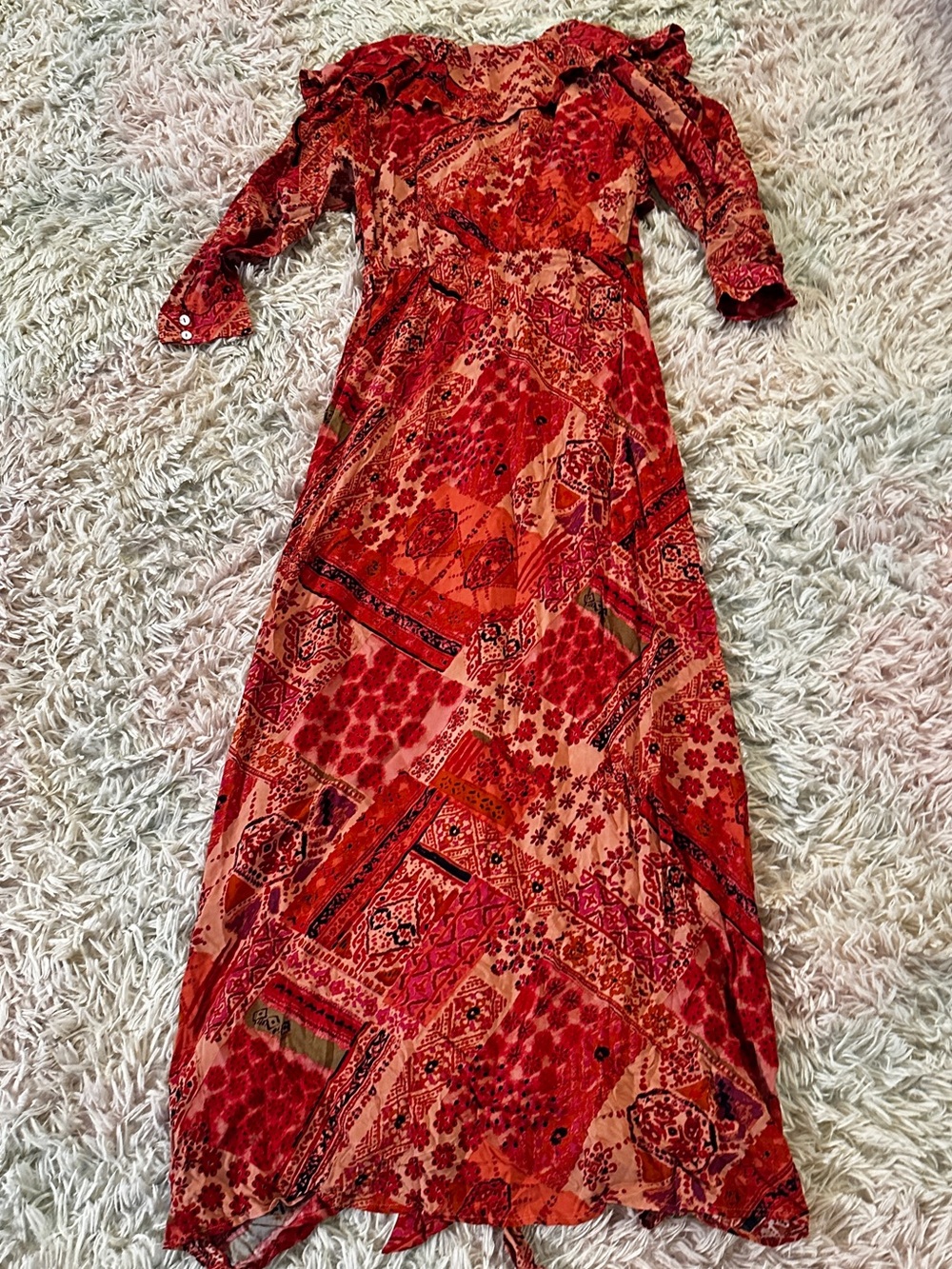 New Free People Lennon Maxi Dress Size XS - Picture 5 of 11